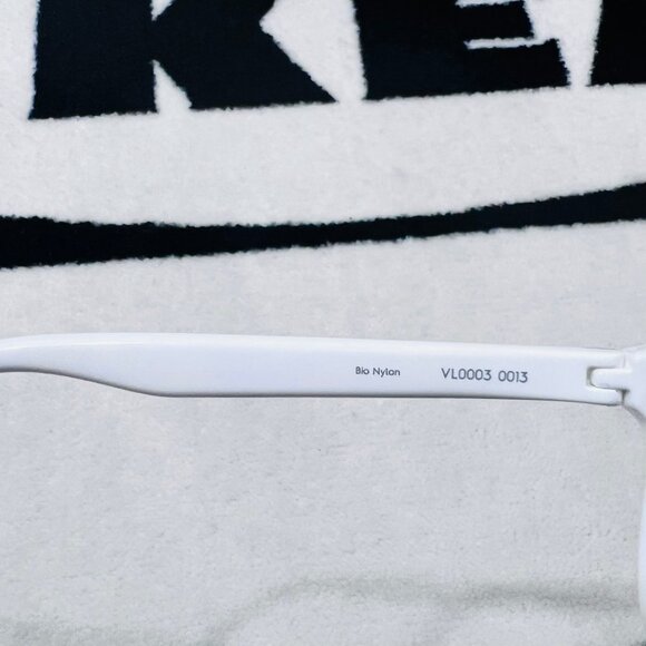 Vuarnet Skilynx Lens White Frame Gradient Dark Brown Gold Lens Cat 3 Sunglasses - Picture 7 of 9